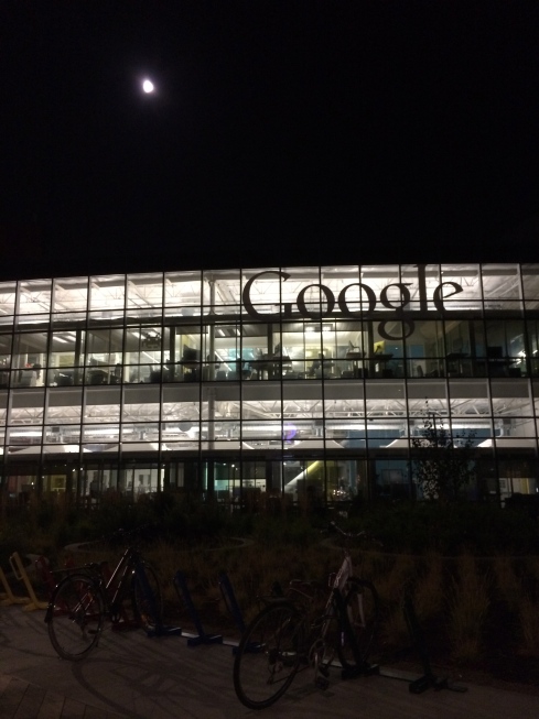 Google by night: yes, it's a real, physical place. 